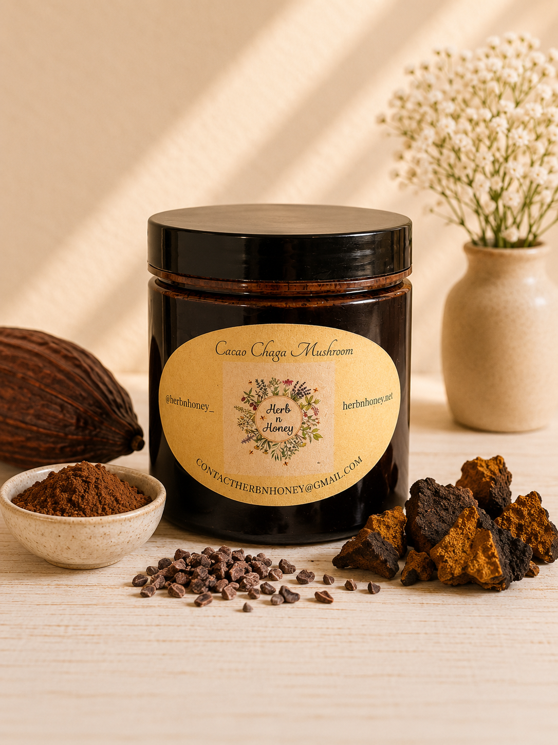 CACAO CHAGA MUSHROOM